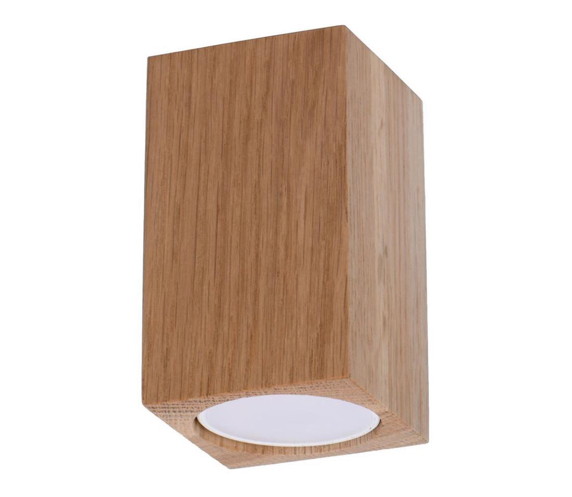SL.1040 - Oświetlenie punktowe KEKE 1xGU10/40W/230V 10 cm dąb