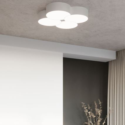 Plafon CIRCLE 6xE27/60W/230V biały