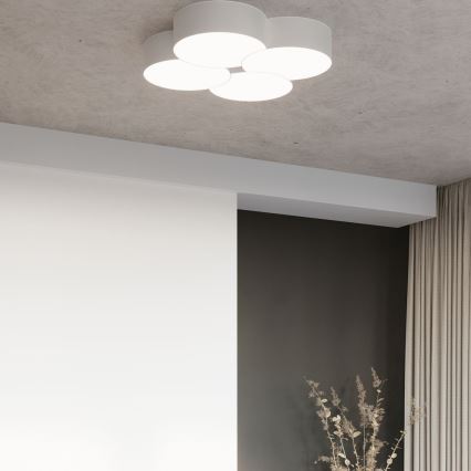 Plafon CIRCLE 8xE27/60W/230V biały