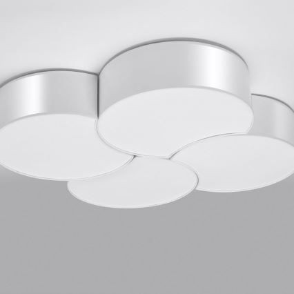 Plafon CIRCLE 8xE27/60W/230V biały