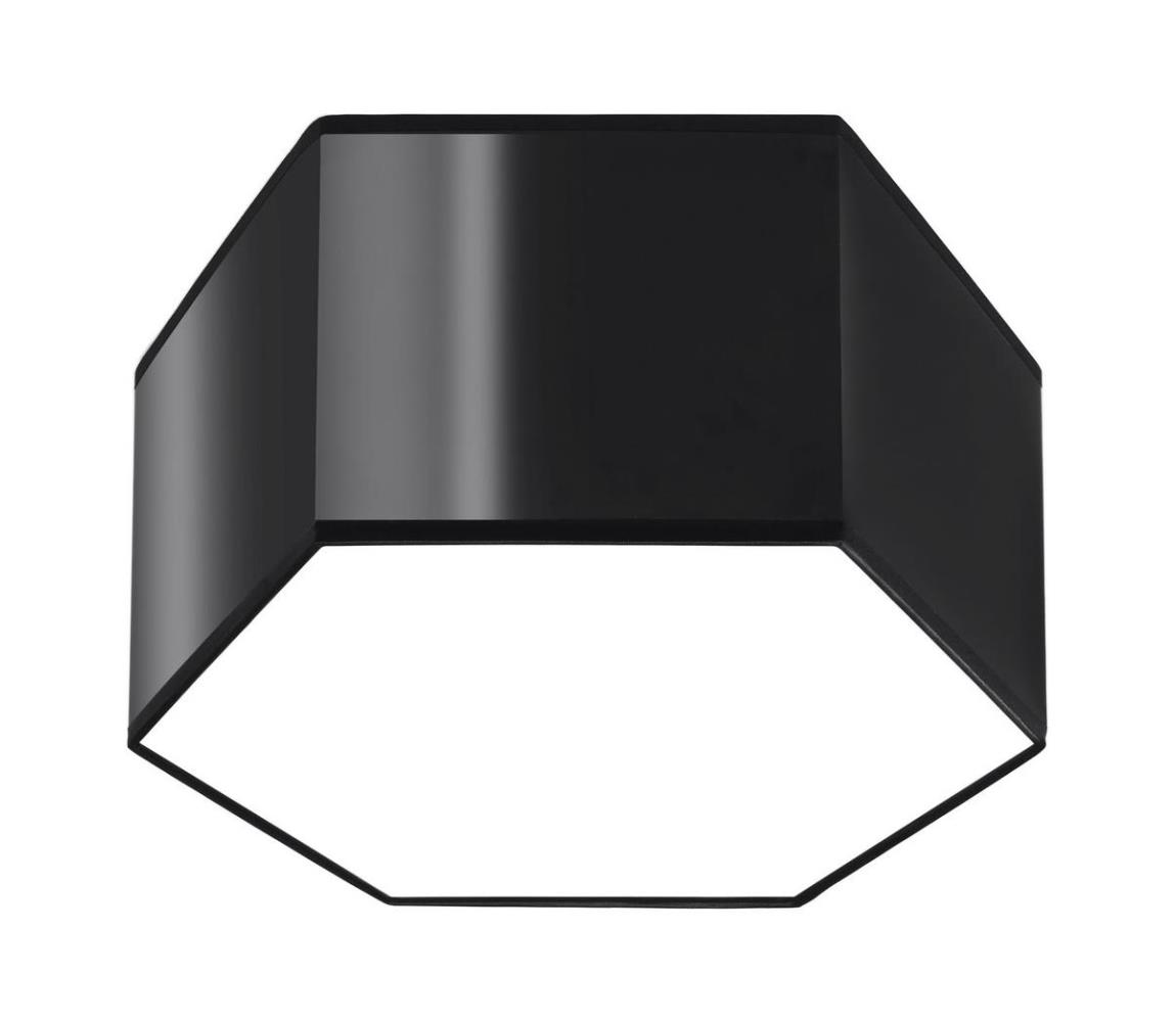 SL.1061 - Plafon SUNDE 2xE27/60W/230V 15,5 cm czarny