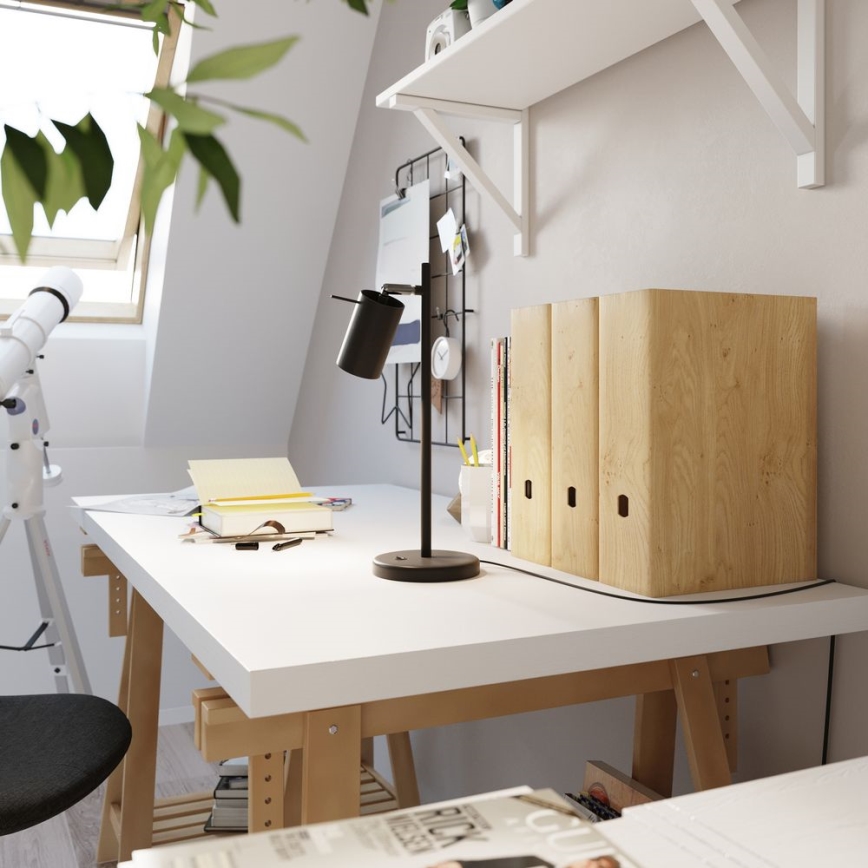 Lampa stołowa RING 1xGU10/10W/230V czarny