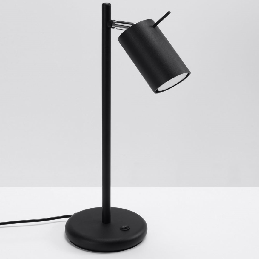 Lampa stołowa RING 1xGU10/10W/230V czarny