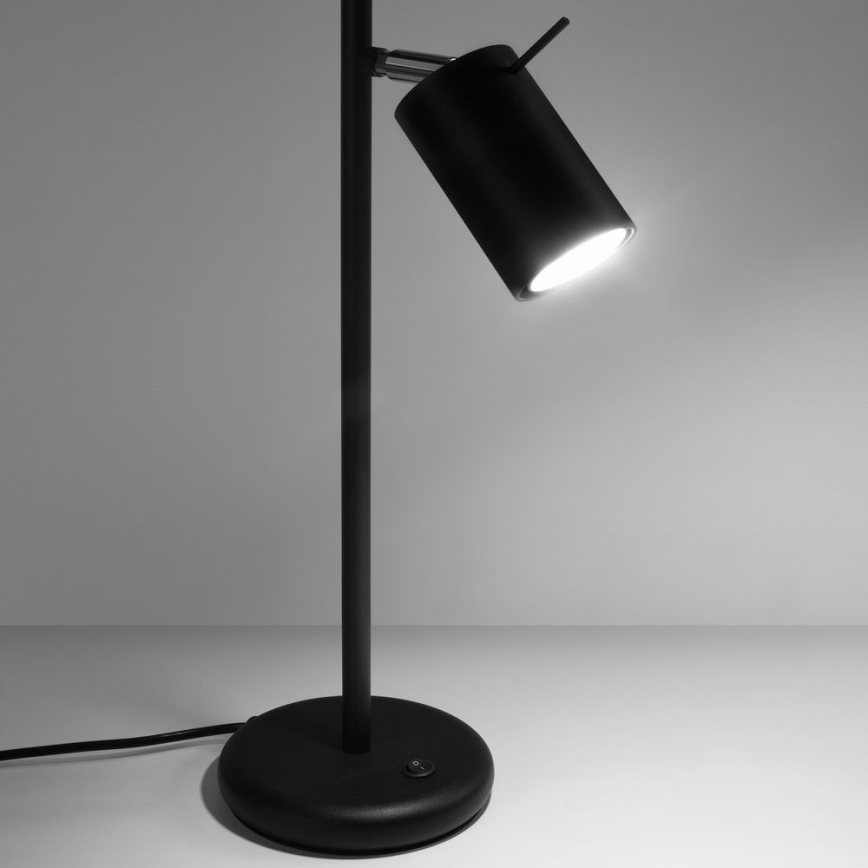 Lampa stołowa RING 1xGU10/10W/230V czarny