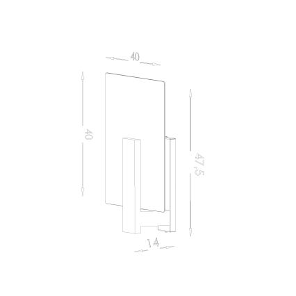 Oprawa sufitowa LAPPO 2xE27/15W/230V wenge