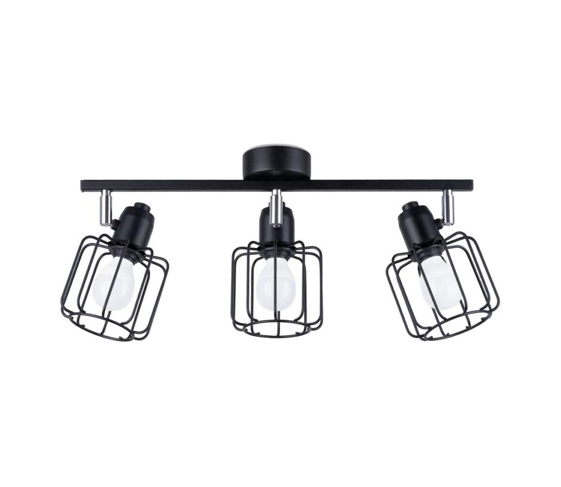 SL.1116 - Oświetlenie punktowe BELUCI 3xE14/40W/230V czarny