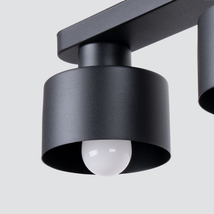 Lampa sufitowa SAVAR 2xE27/60W/230V czarna