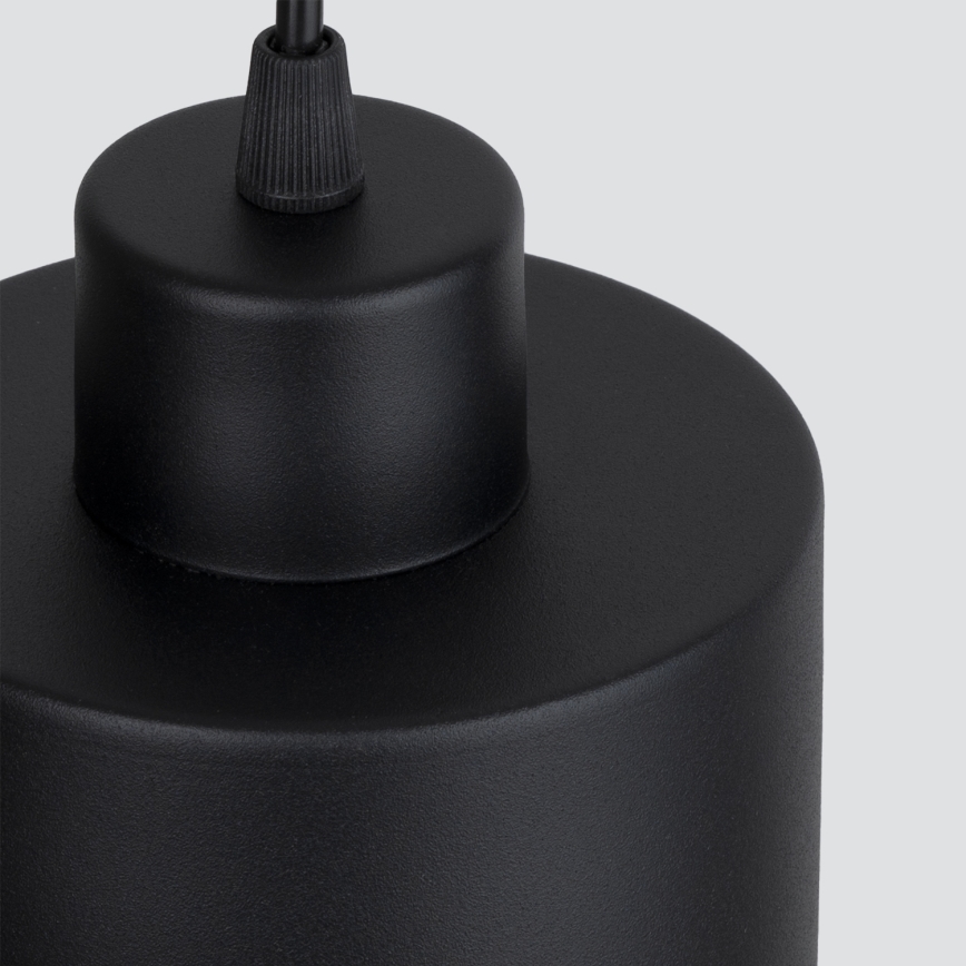 Lampa wisząca na linkach SAVAR 3xE27/60W/230V czarna