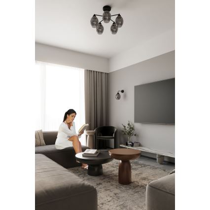 Kinkiet FILLAN 1xE27/60W/230V czarny