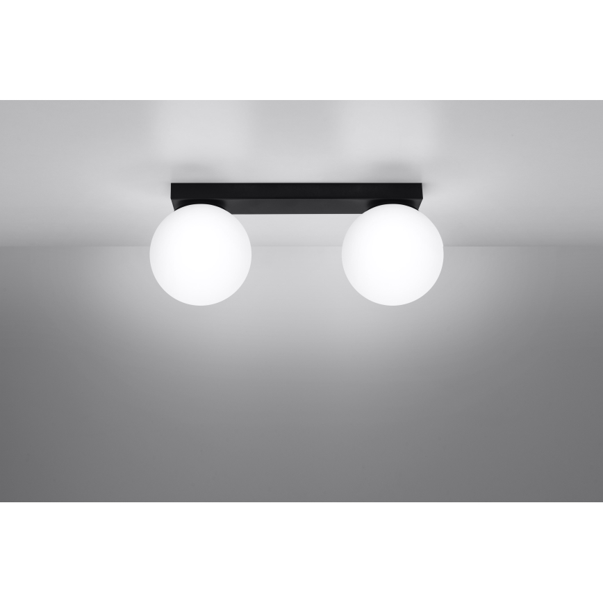 Lampa sufitowa YOLI 2xG9/12W/230V czarna