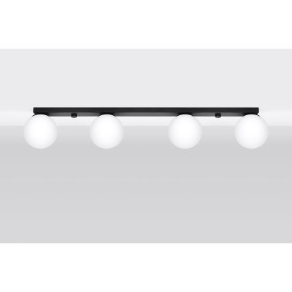 Plafon YOLI 4xG9/12W/230V czarny