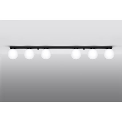 Lampa sufitowa YOLI 6xG9/12W/230V czarna