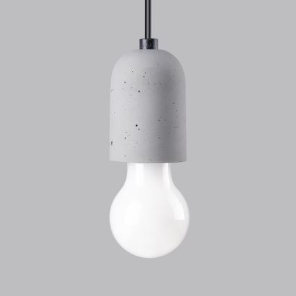 Żyrandol na lince NESO 1xE27/15W/230V pająk beton