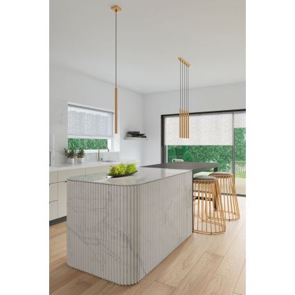 Żyrandol na lince PASTELO 1xG9/8W/230V złoty