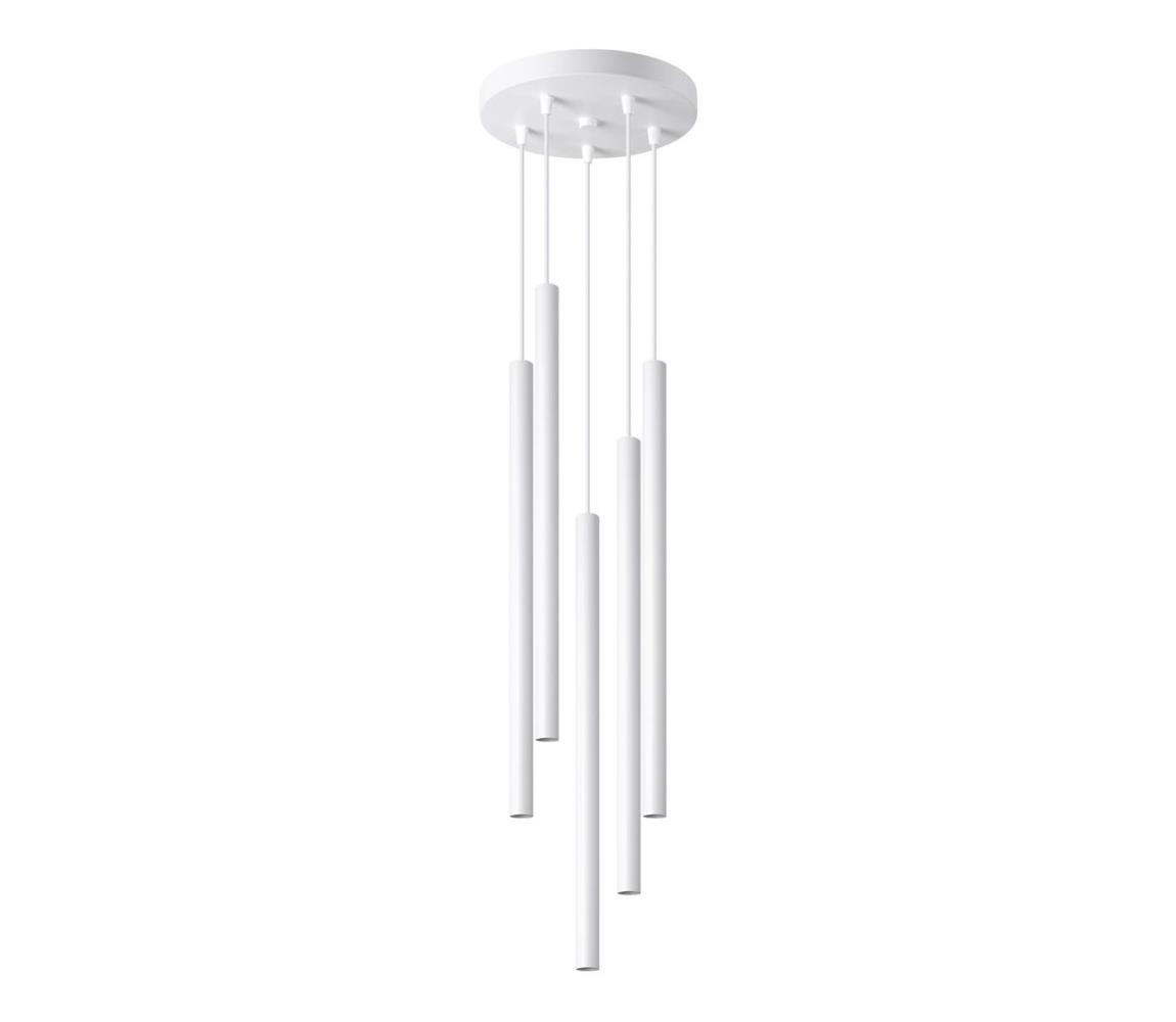 SL.1175 - Żyrandol na lince PASTELO 5xG9/8W/230V biały