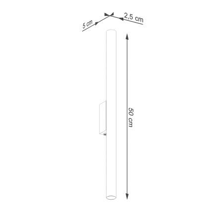 Kinkiet PASTELO 2xG9/8W/230V biały