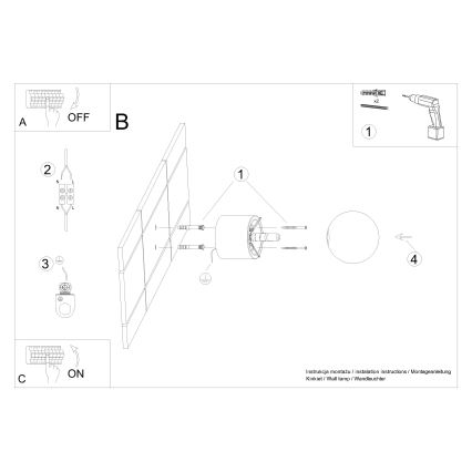 Kinkiet punktowy BOOMO 1xG9/8W/230V buk