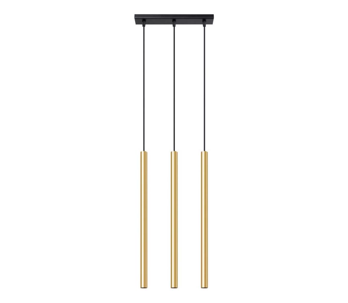 SL.1196 - Żyrandol na lince PASTELO 3xG9/8W/230V złoty
