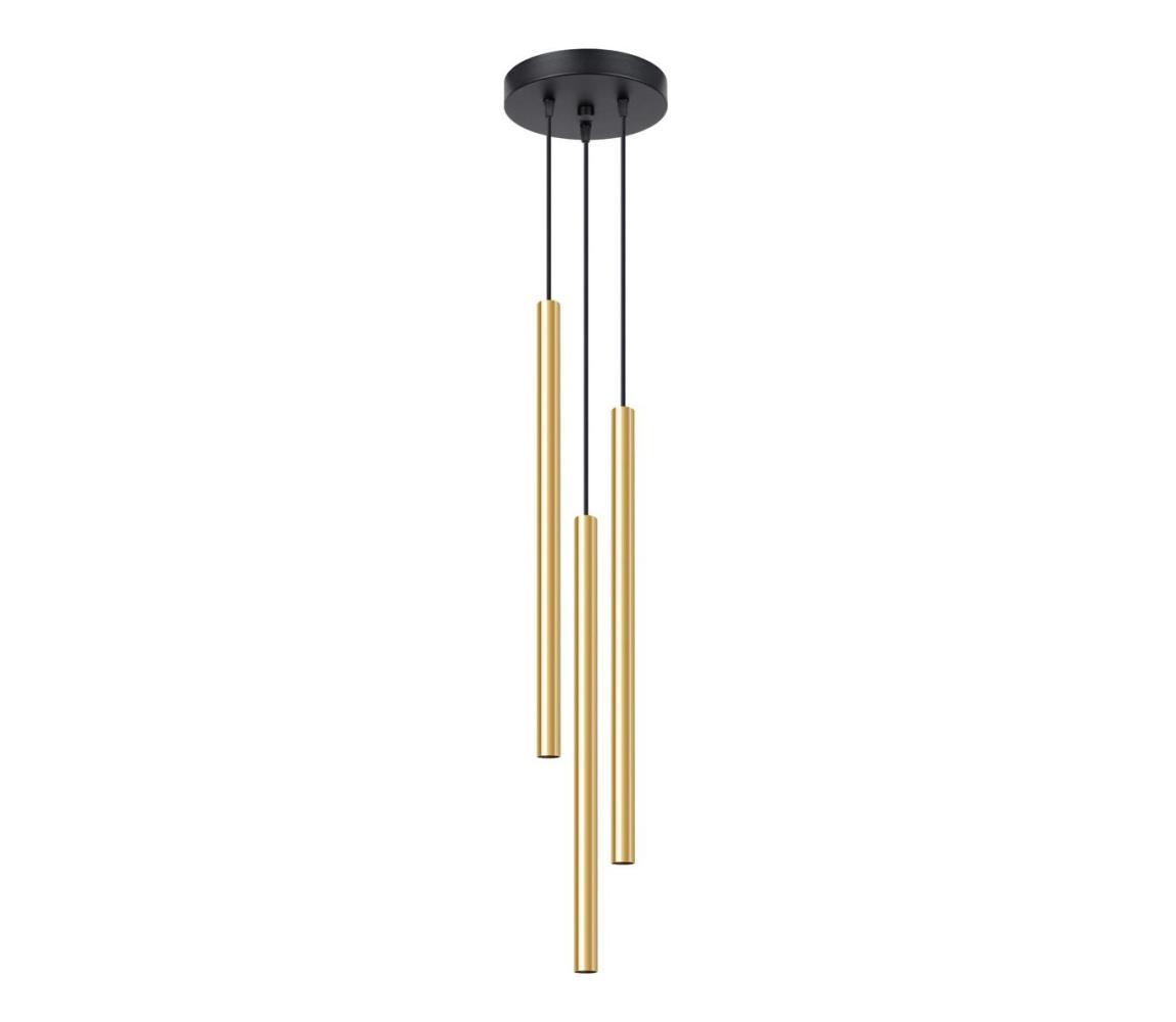 SL.1197 - Żyrandol na lince PASTELO 3xG9/8W/230V złoty