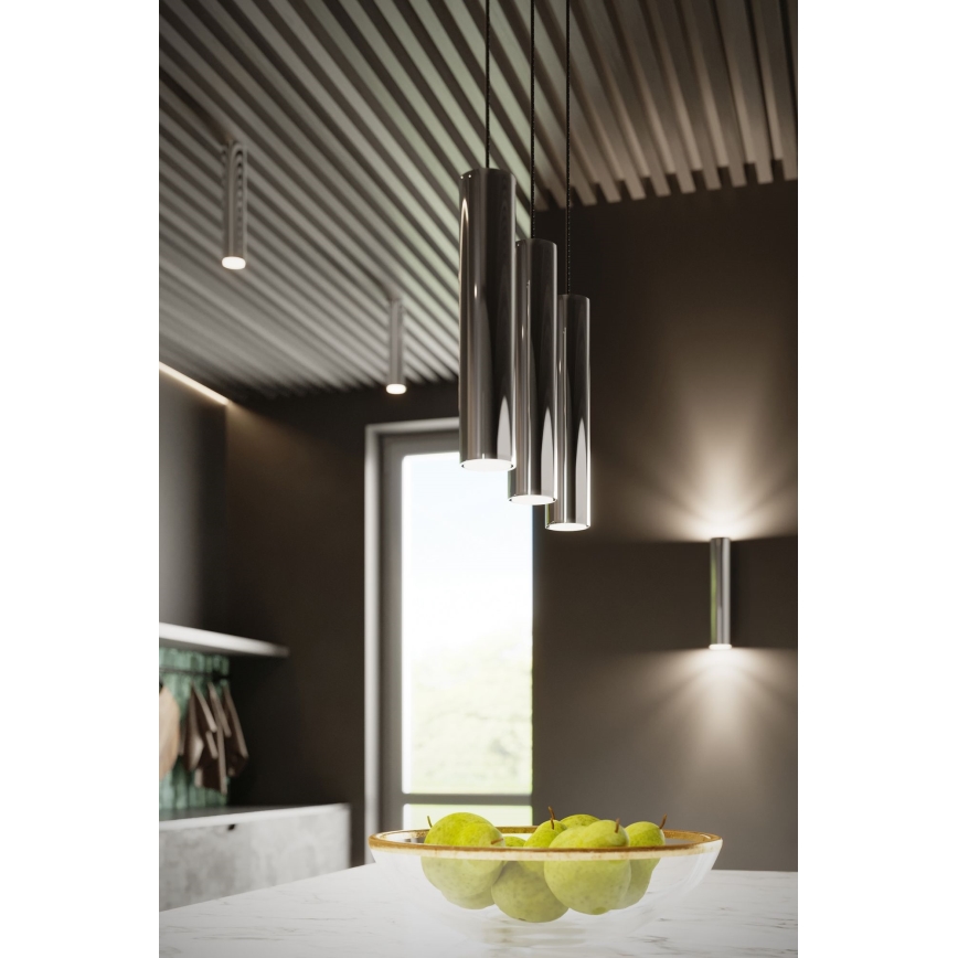 Żyrandol na lince LAGOS 1xGU10/10W/230V chrom błyszczący