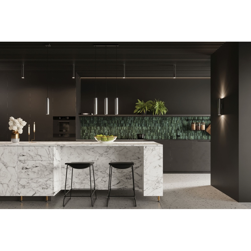 Żyrandol na lince LAGOS 1xGU10/10W/230V chrom błyszczący