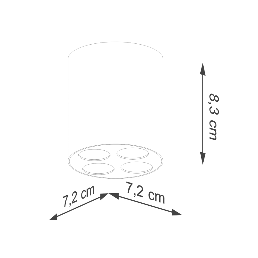 LED Oświetlenie punktowe ZOE LED/9W/230V czarne