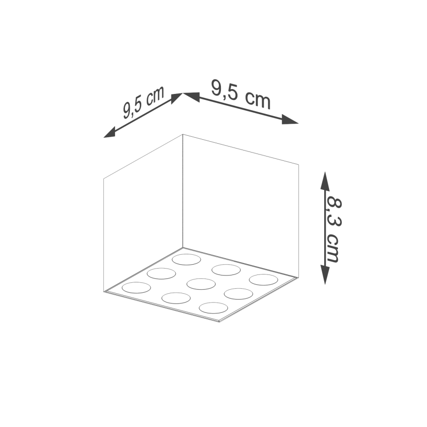 LED Oświetlenie punktowe OZZY LED/16W/230V czarne