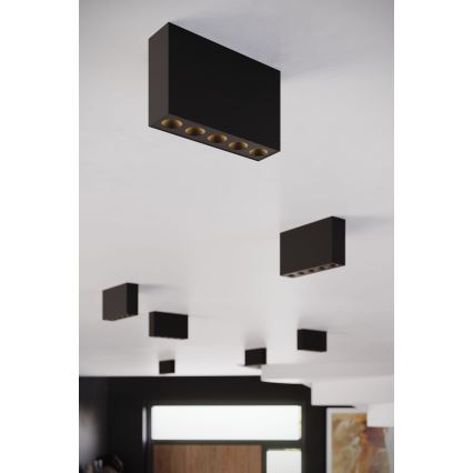 LED Oświetlenie punktowe SOLE LED/11W/230V czarne
