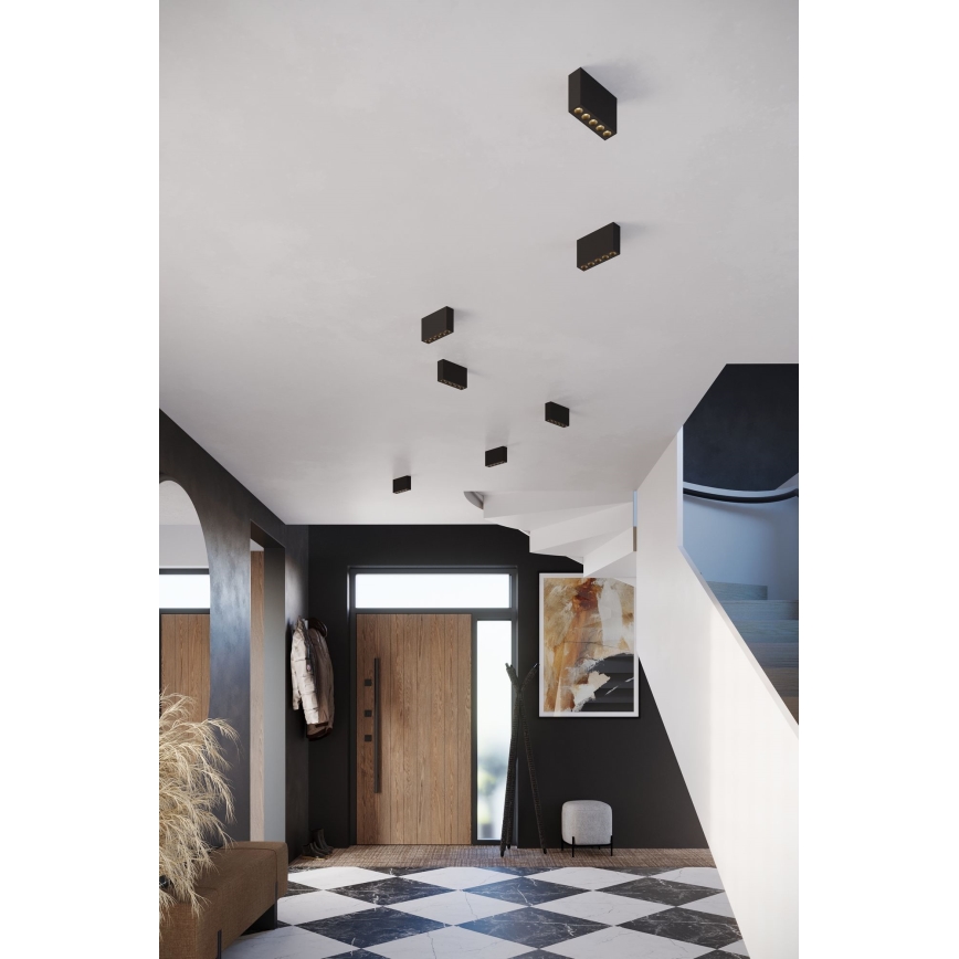 LED Oświetlenie punktowe SOLE LED/11W/230V czarne