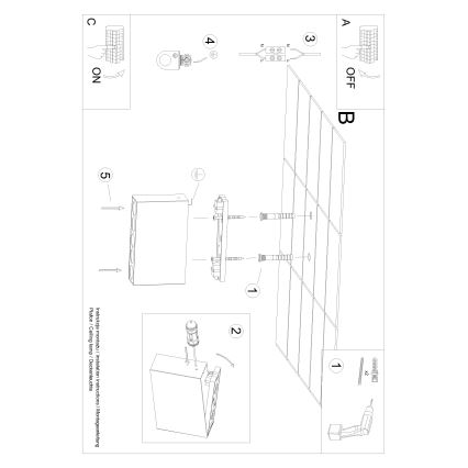 LED Oświetlenie punktowe SOLE LED/11W/230V czarne
