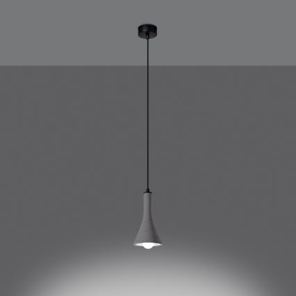 Żyrandol na lince REA 1xE14/12W/230V beton