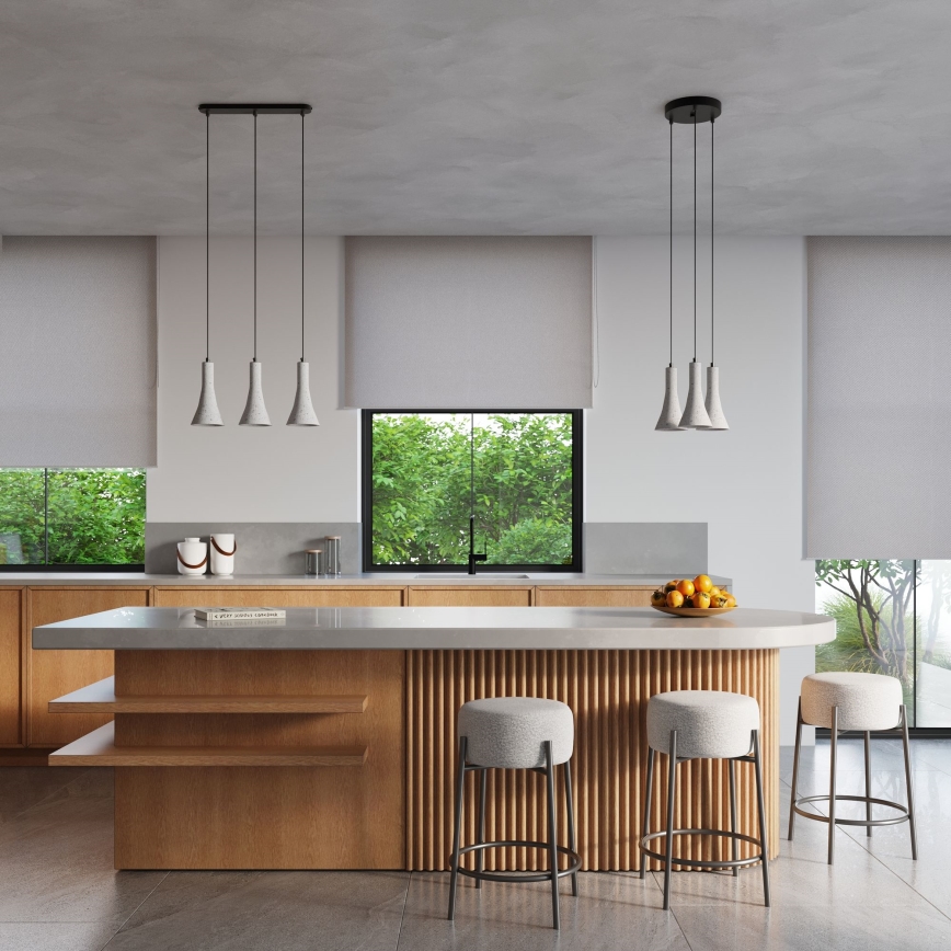 Żyrandol na lince REA 3xE14/12W/230V beton