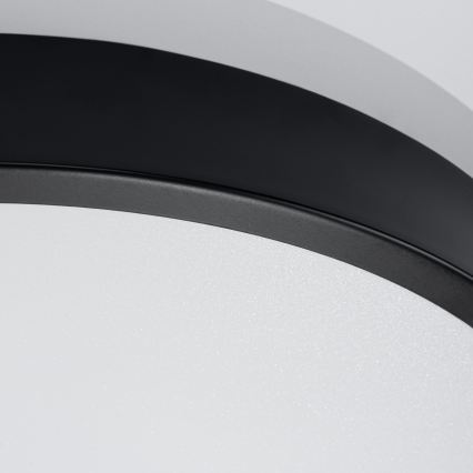 Lampa sufitowa LED ONYX, 32 W, 230 V, śr. 40 cm, czarna