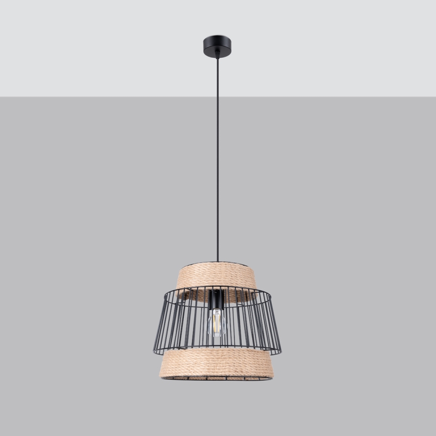 Żyrandol na lince BRILO 1xE27/15W/230V