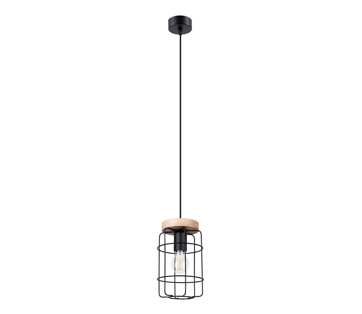 SL.1263 - Żyrandol na lince GOTTO 1xE27/15W/230V czarny