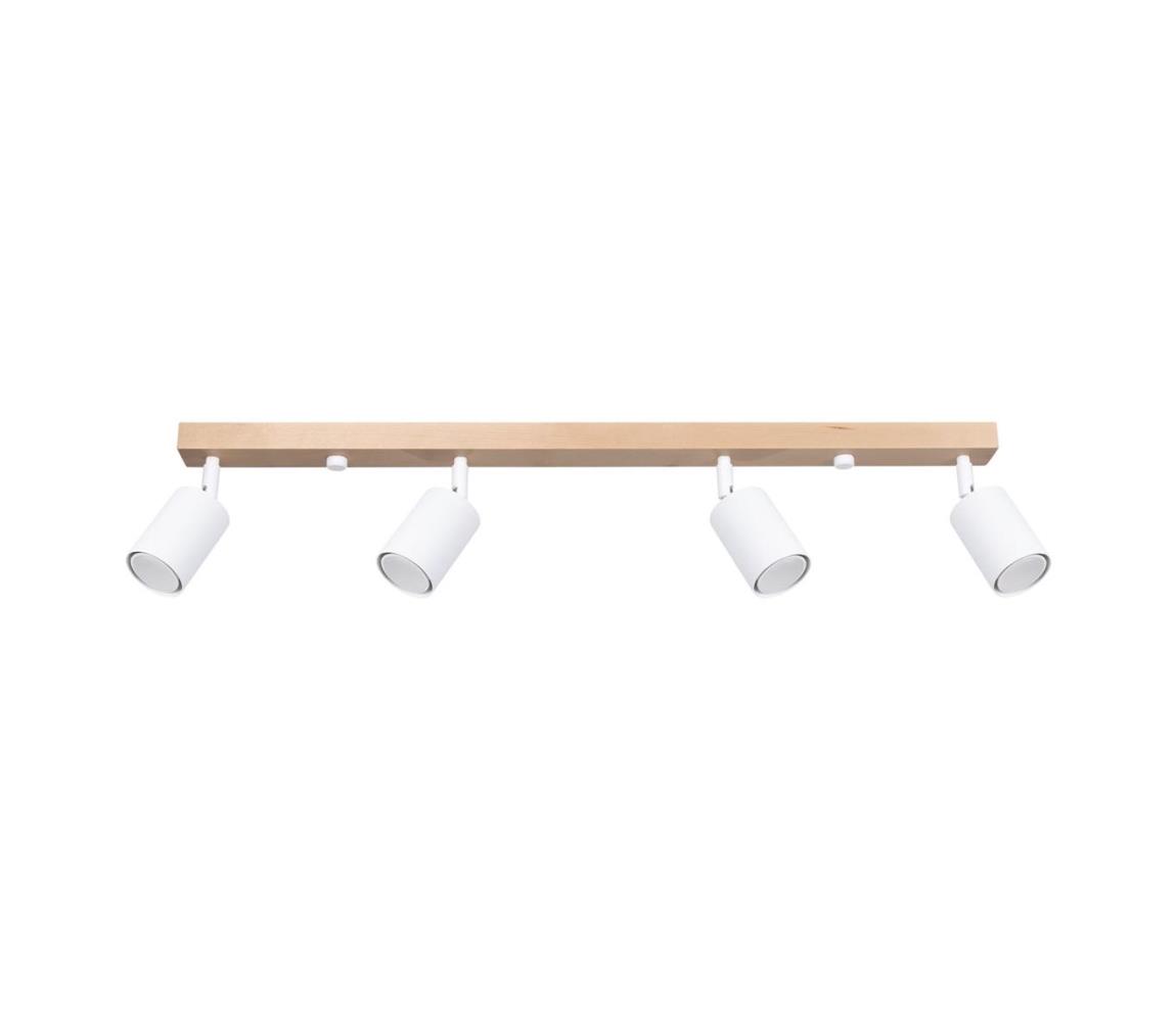 SL.1289 - Oświetlenie punktowe VERDO 4xGU10/10W/230V białe