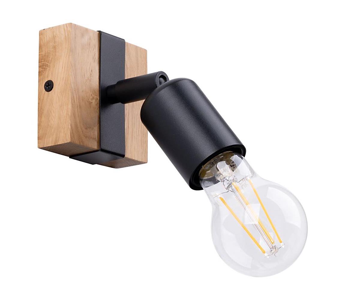 SL.1295 - Oświetlenie punktowe ZUCA 1xE27/15W/230V czarne