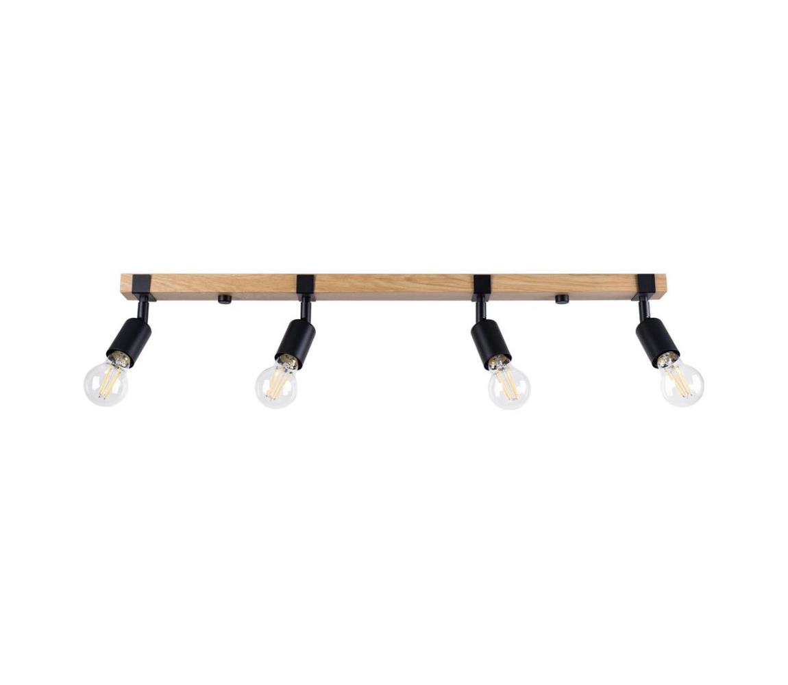 SL.1298 - Oświetlenie punktowe ZUCA 4xE27/15W/230V czarne