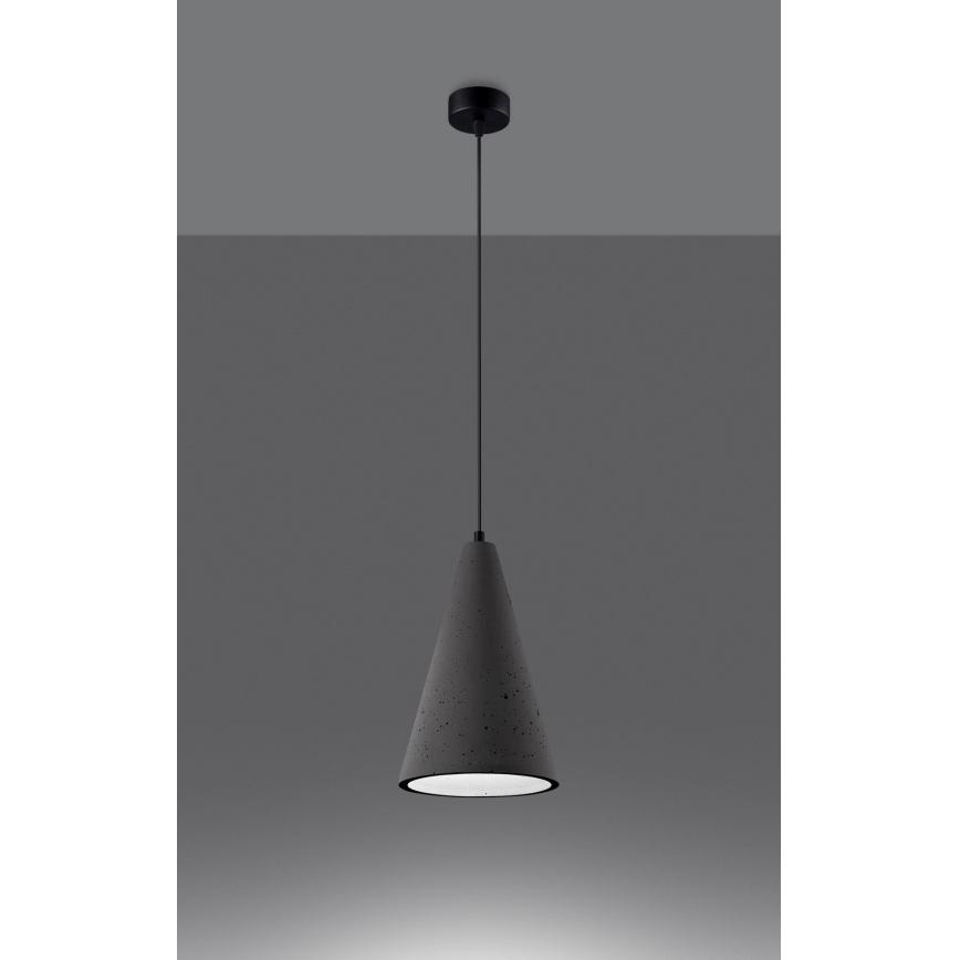 Żyrandol na lince LOGE 1xE27/15W/230V beton