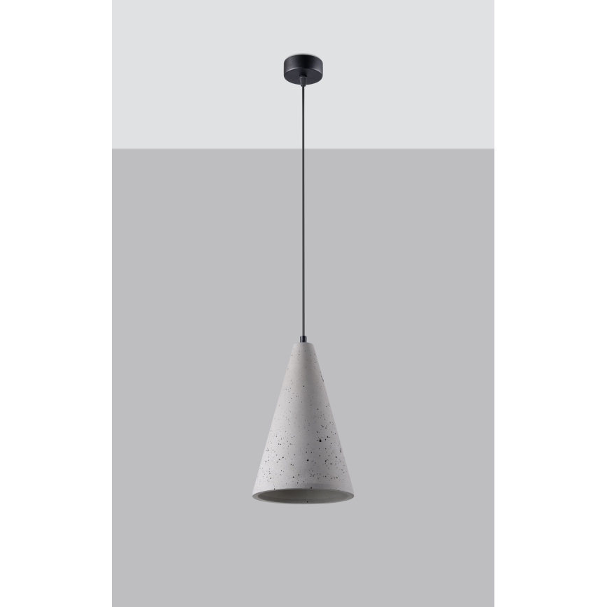 Żyrandol na lince LOGE 1xE27/15W/230V beton