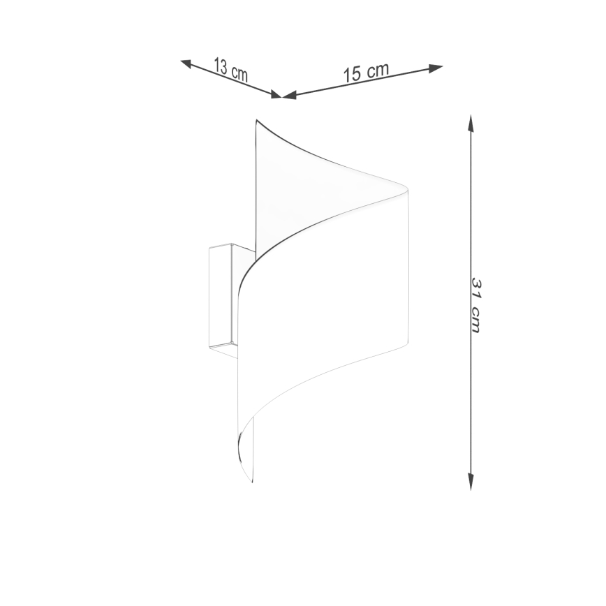 Kinkiet TALASSA 1xG9/8W/230V czarny
