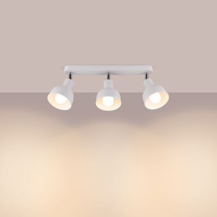 Oświetlenie punktowe ELBA 3xE27/15W/230V białe