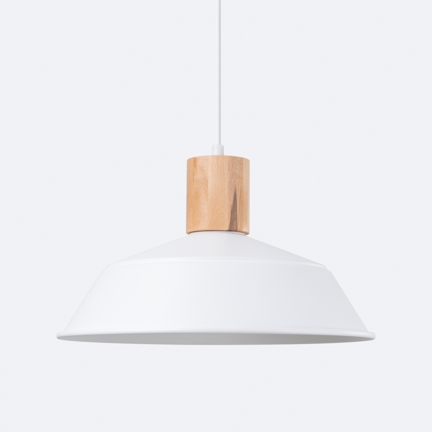 Żyrandol na lince FANO 1xE27/15W/230V śr. 34 cm biały