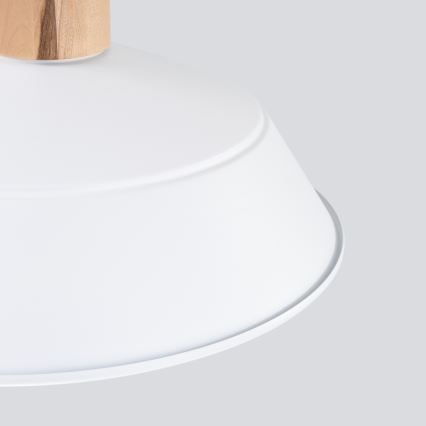 Żyrandol na lince FANO 1xE27/15W/230V śr. 34 cm biały