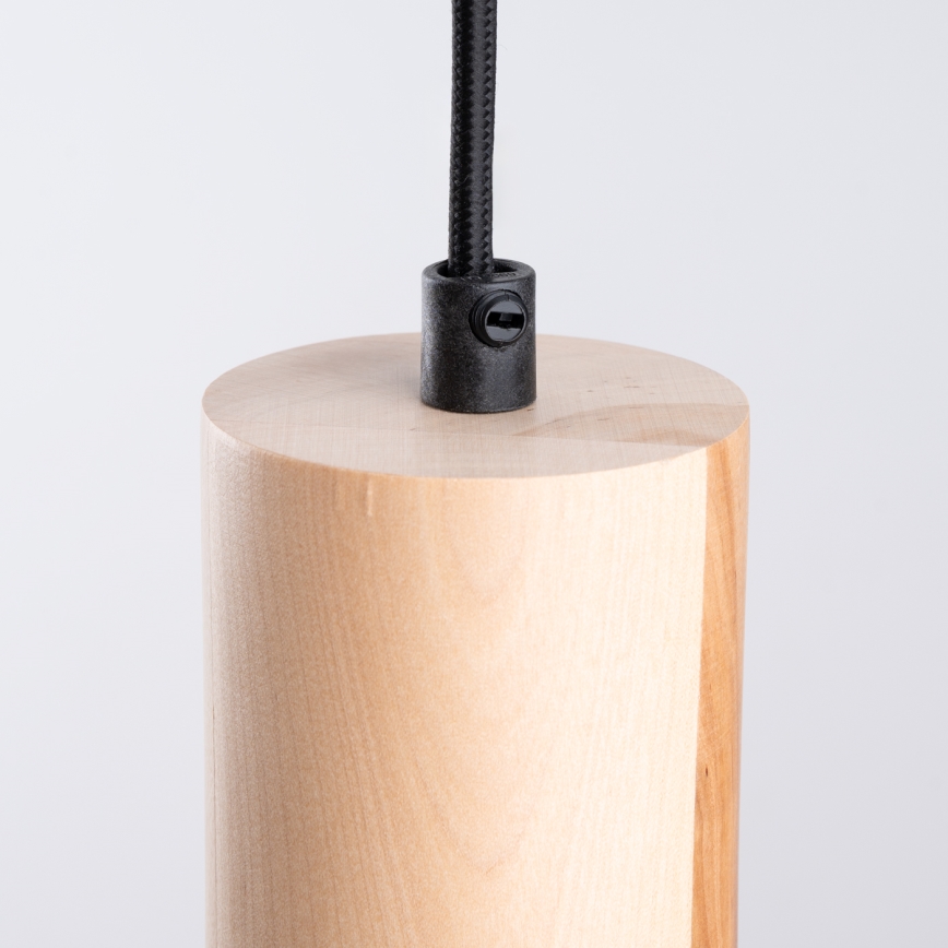 Żyrandol na lince FANO 1xE27/15W/230V śr. 34 cm czarny