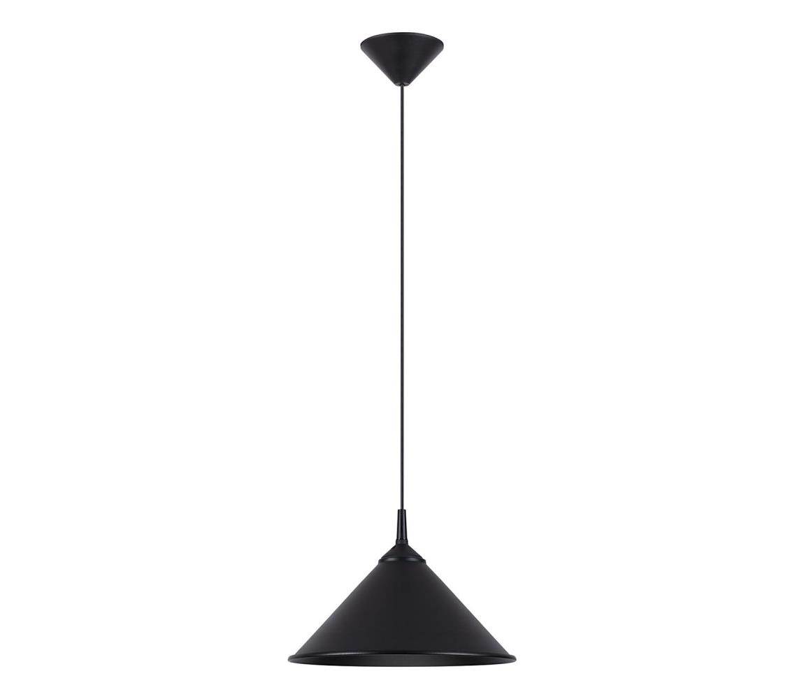 SL.1326 - Żyrandol na lince ZUMA 1xE27/15W/230V śr. 30 cm czarny