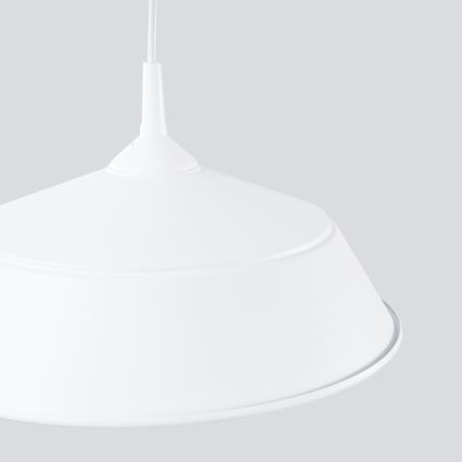 Żyrandol na lince FRIKA 1xE27/15W/230V śr. 34 cm biały