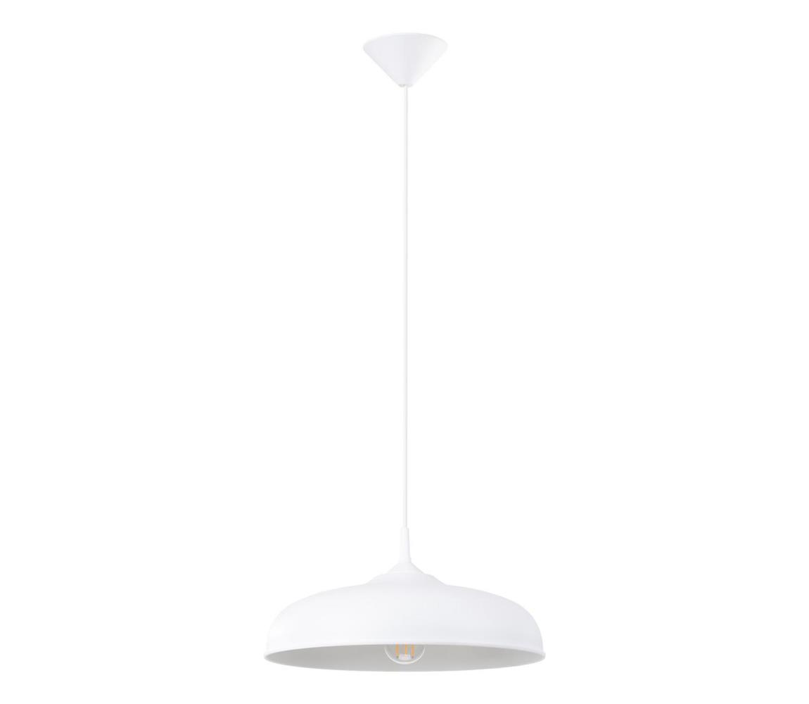 SL.1329 - Żyrandol na lince GINA 1xE27/15W/230V śr. 38 cm biały