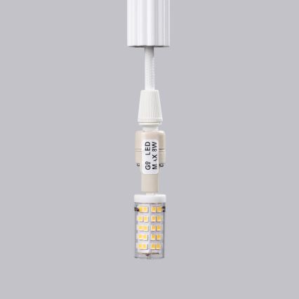 Żyrandol na lince ARCHE 3xG9/8W/230V białe