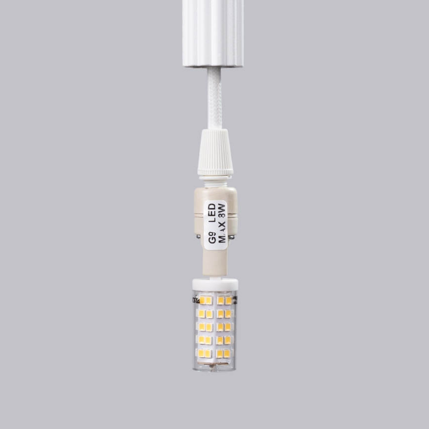 Żyrandol na lince ARCHE 3xG9/8W/230V białe